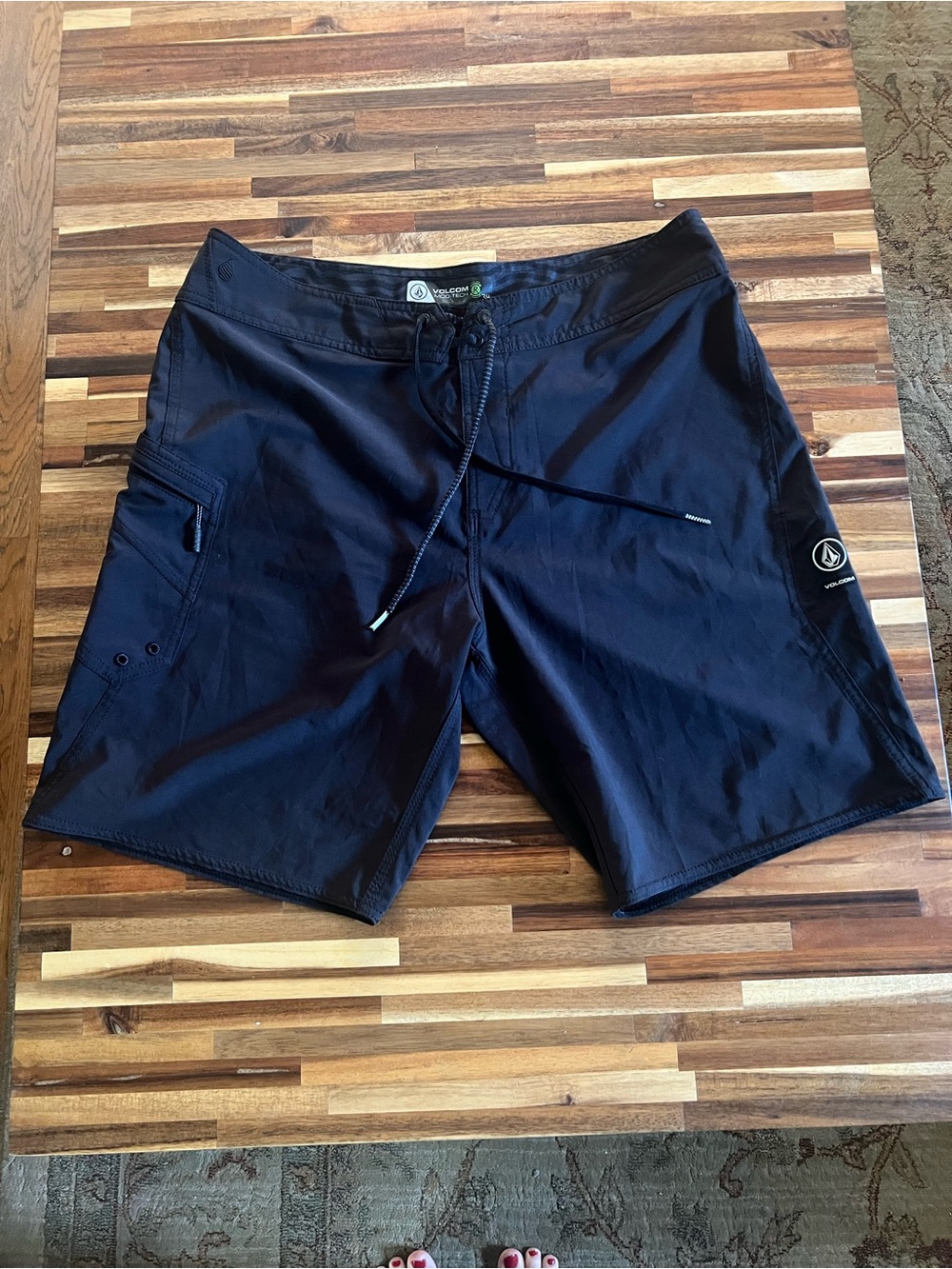 Volcom Men's Black Swim Board Shorts